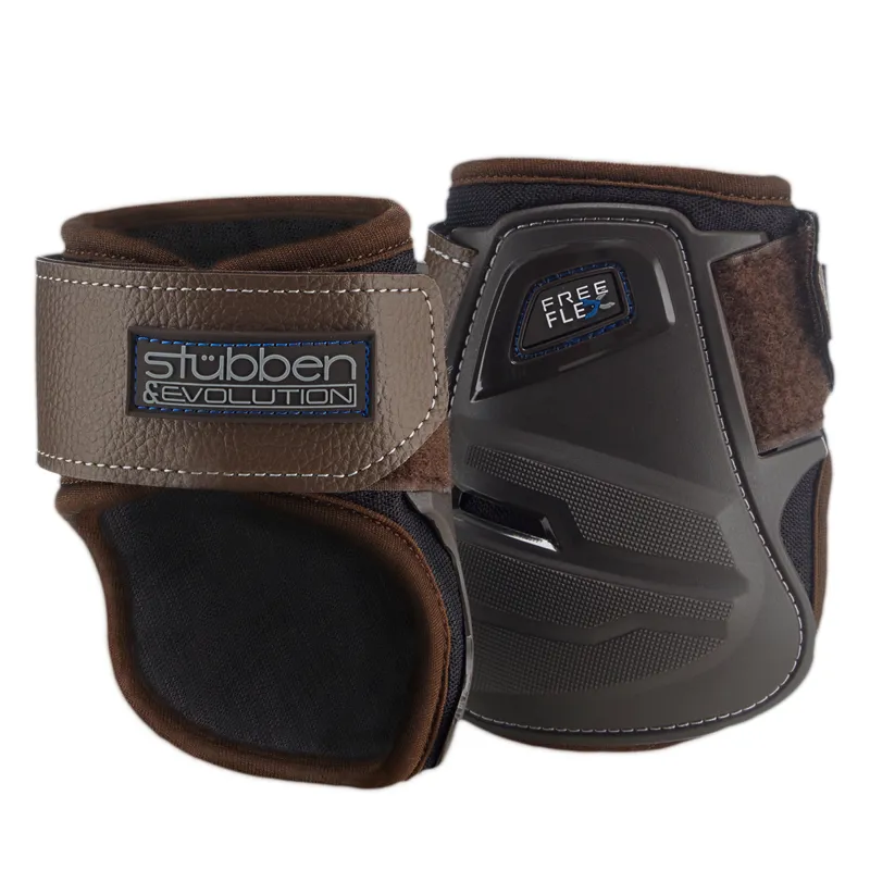 Stubben and Evolution Hybrid Fetlock Boots - Brown-1