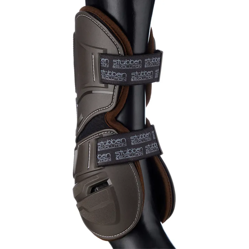 Stubben and Evolution Hybrid Tendon Boots - Brown-8