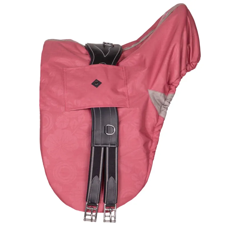 QHP Collection Saddle Cover - Flamingo-1
