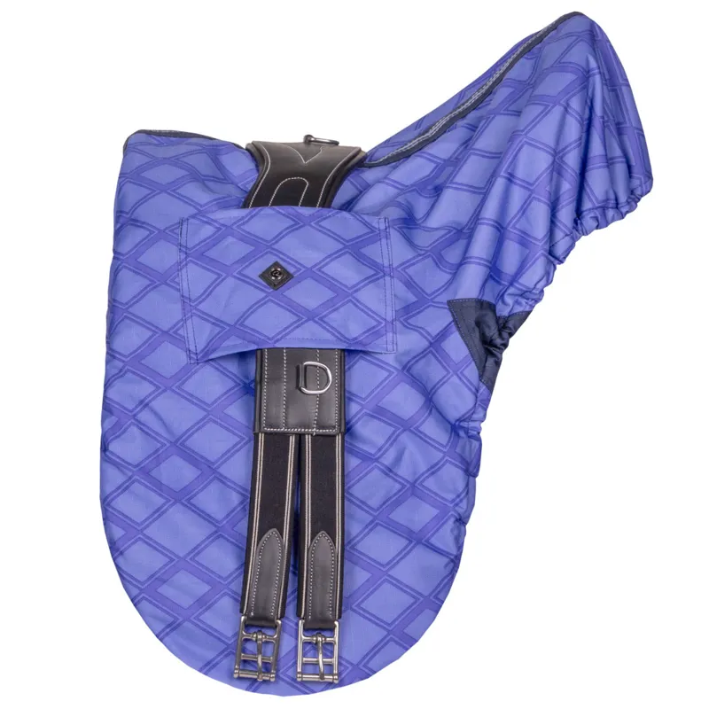 QHP Collection Saddle Cover - Purple Sunset-1