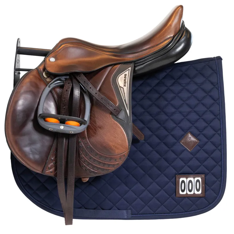 Grooming Deluxe Saddle Rack with Saddlecloth Holder - Black-2