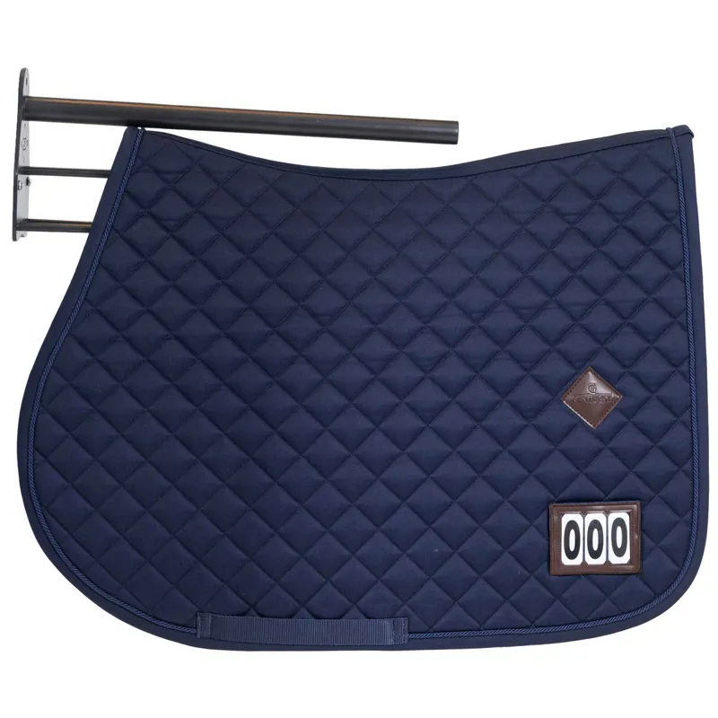 Grooming Deluxe Saddle Rack with Saddlecloth Holder - Black-1