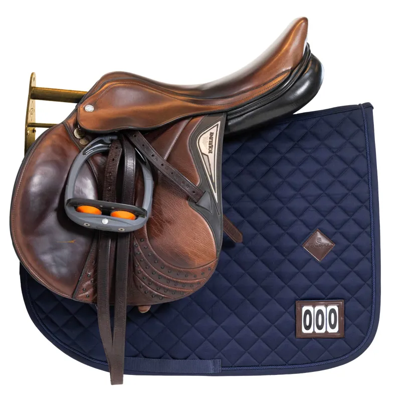 Grooming Deluxe Saddle Rack with Saddlecloth Holder - Gold-1