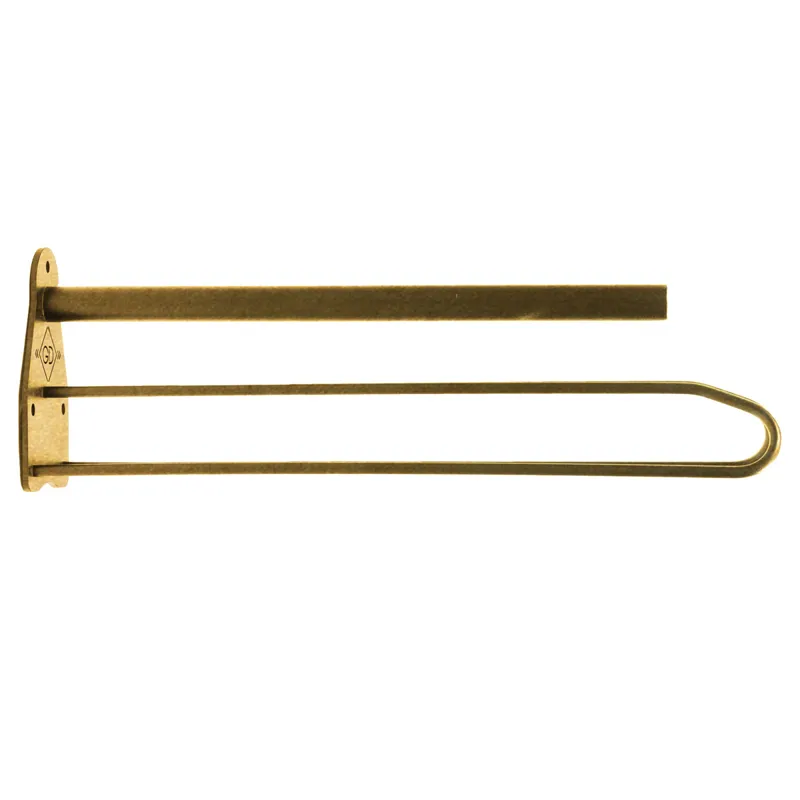 Grooming Deluxe Saddle Rack with Saddlecloth Holder - Gold