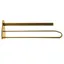 Grooming Deluxe Saddle Rack with Saddlecloth Holder - Gold