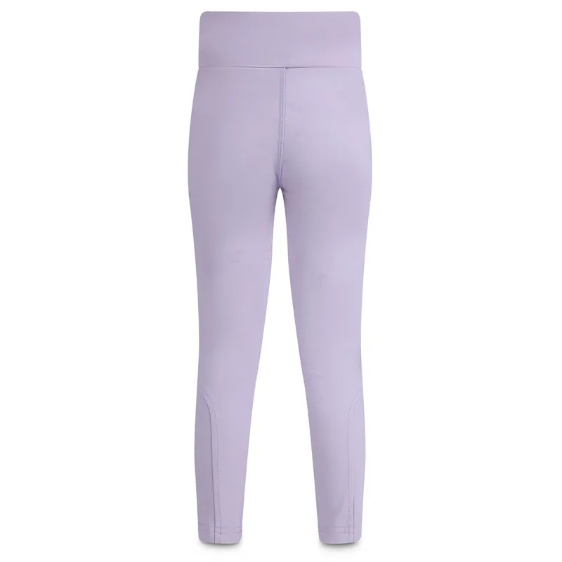 Kentucky Sammy Junior Girls Full Grip Riding Tights - Light Purple-2
