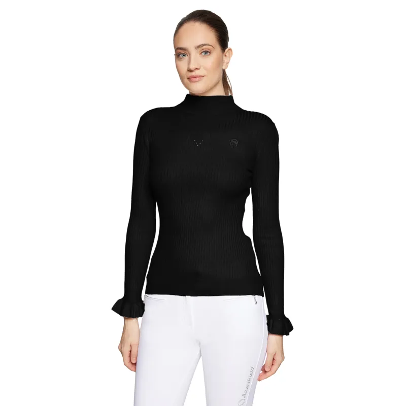 Samshield Lidia Ruffle Womens Pullover - Black