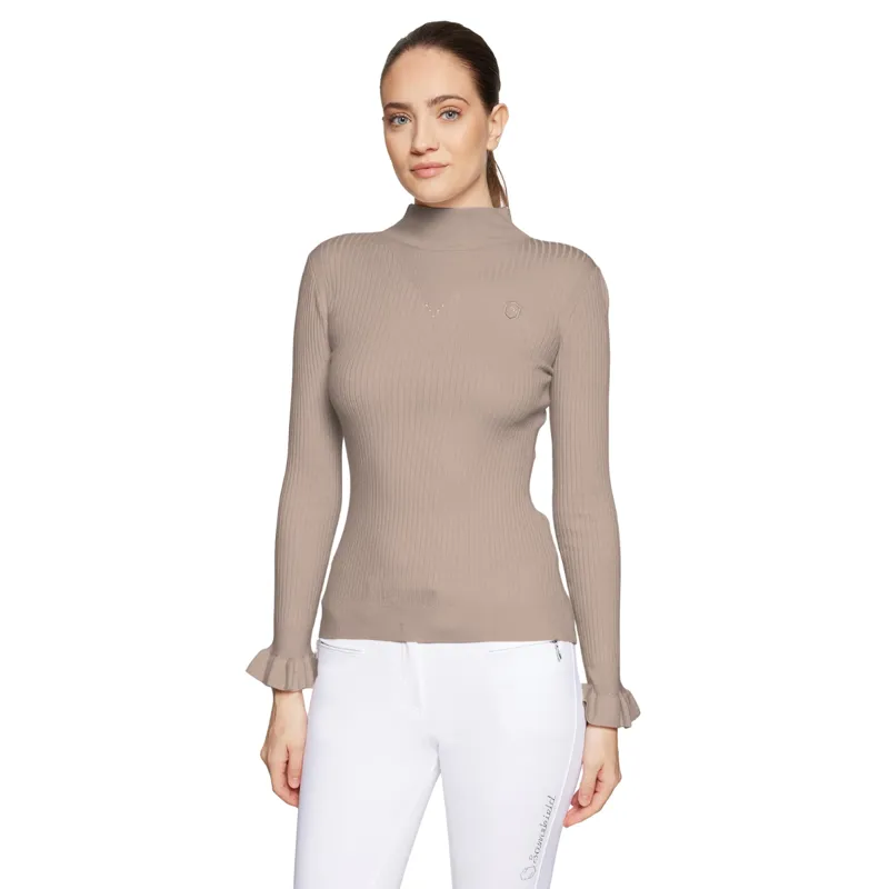 Samshield Lidia Ruffle Womens Pullover - Vanilla