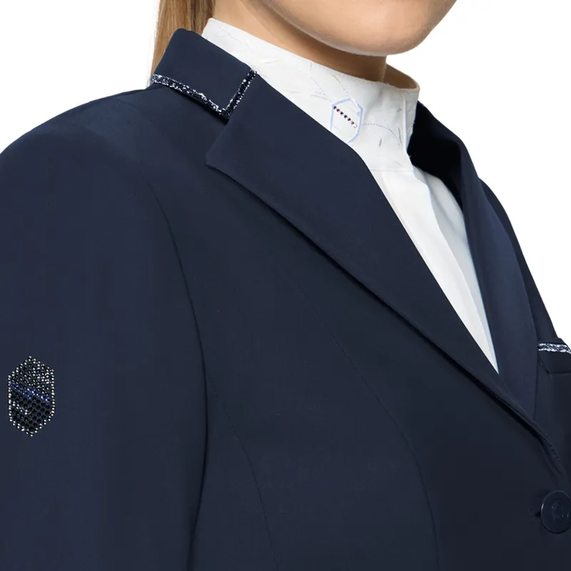 Samshield Victorine Womens Crystal Fabric Show Jacket - Navy-2
