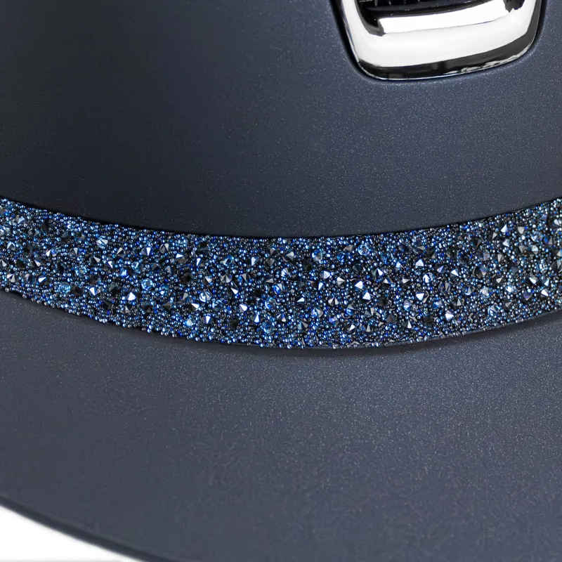 Samshield Miss Shield Shadowmatt 2.0 Crystal Fine Medley Hat - Blue -2