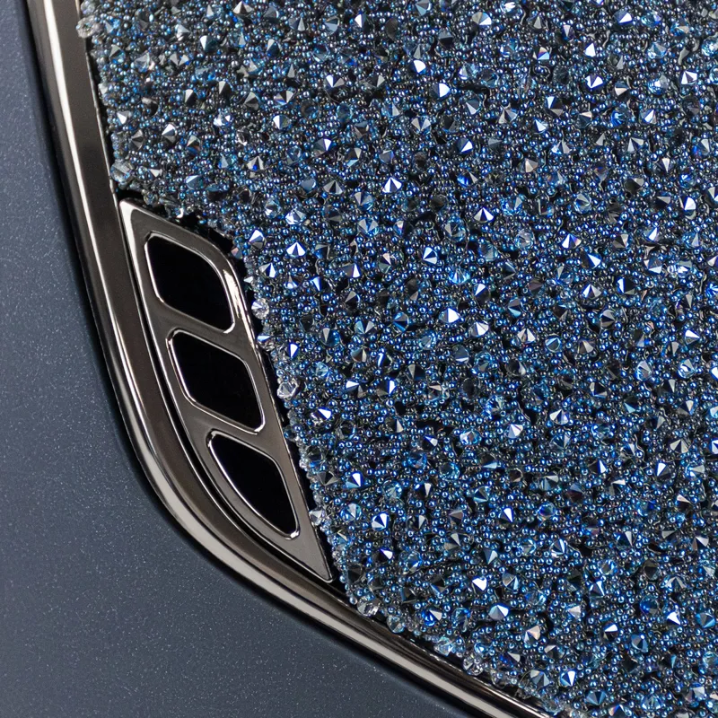 Samshield Miss Shield Shadowmatt 2.0 Crystal Fine Medley Hat - Blue -3