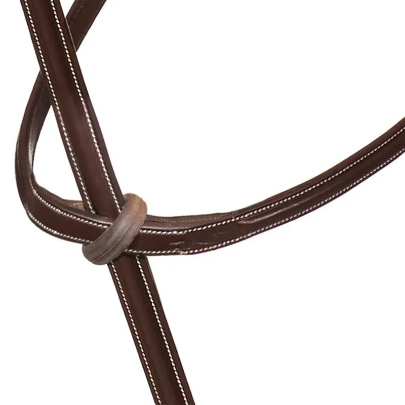 Schockemohle Santa Clara Standing Martingale - Espresso/Silver/Cream-1