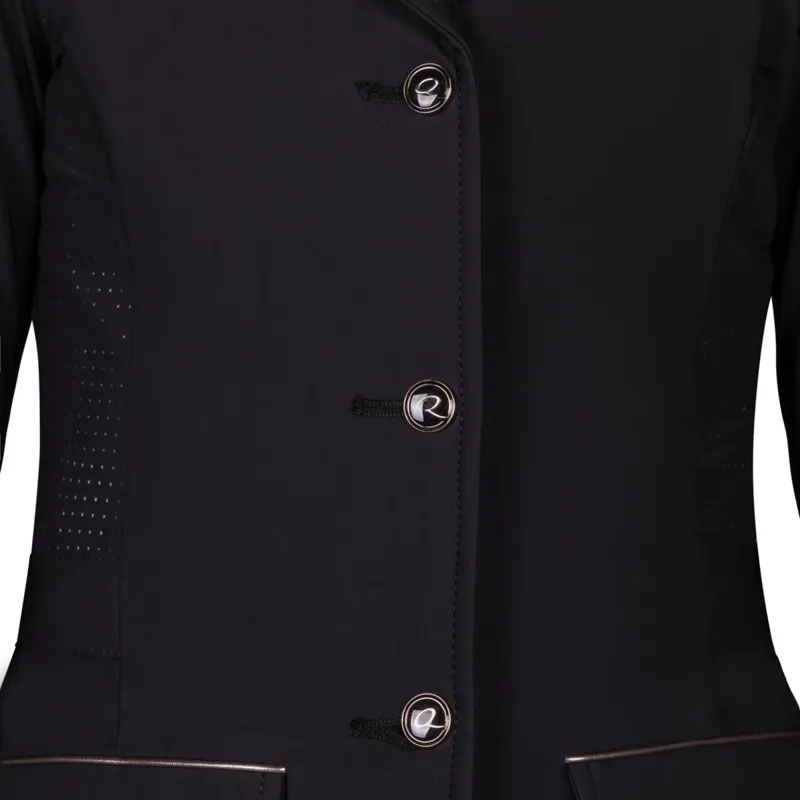 QHP Sariah Junior Girls Show Jacket - Black-5