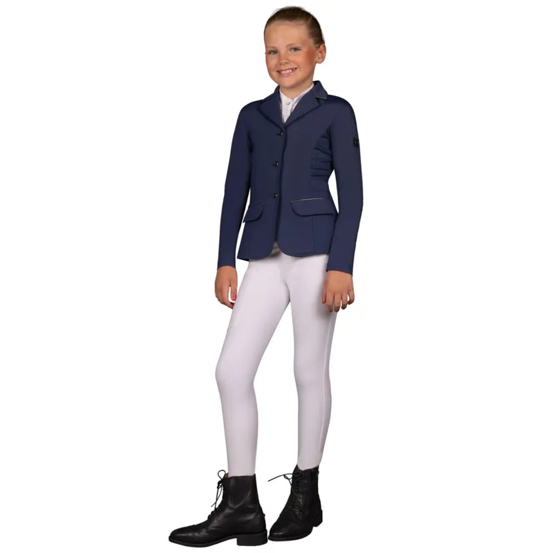 QHP Sariah Junior Girls Show Jacket - Navy-8