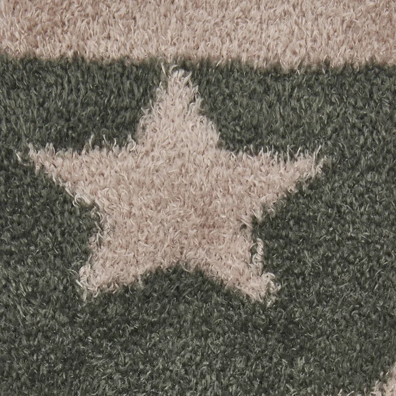 LeMieux Sasha Star Fluffies Adults Tall Socks - Almond-2