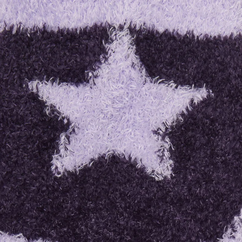 LeMieux Sasha Star Fluffies Adults Tall Socks - Juniper-1