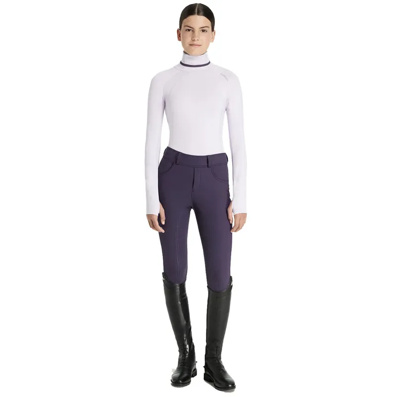 LeMieux Young Rider Savannah Junior Snood Base Layer - Lilac-4