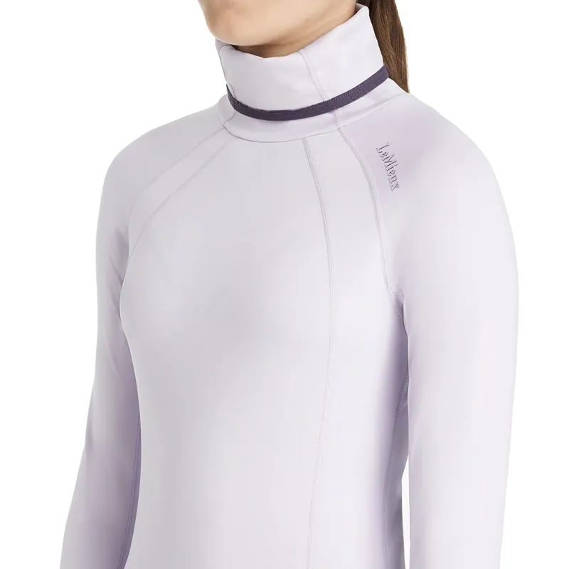 LeMieux Young Rider Savannah Junior Snood Base Layer - Lilac-3