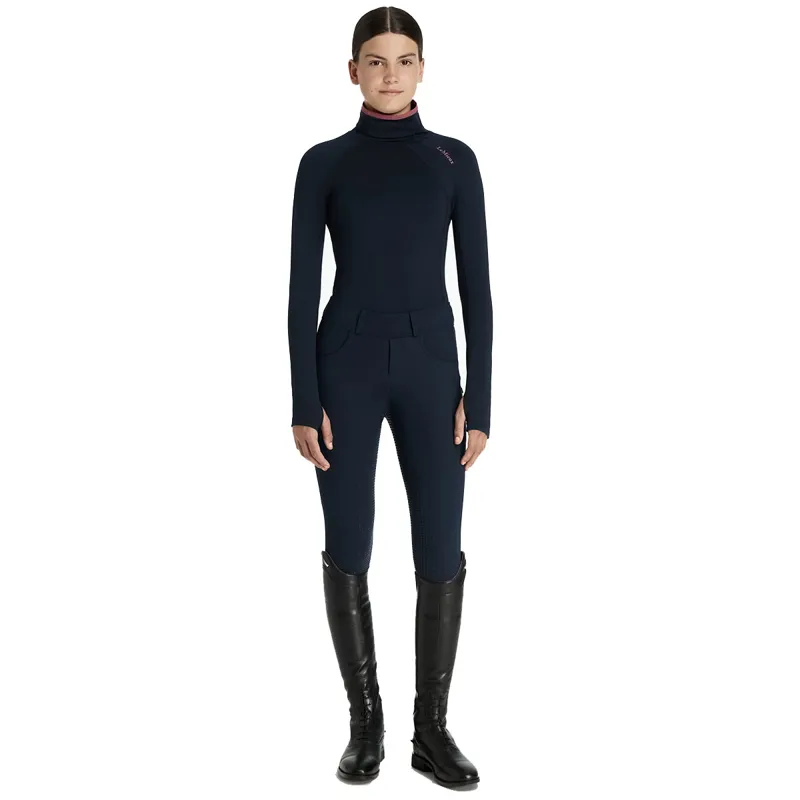 LeMieux Young Rider Savannah Junior Snood Base Layer - Navy-5