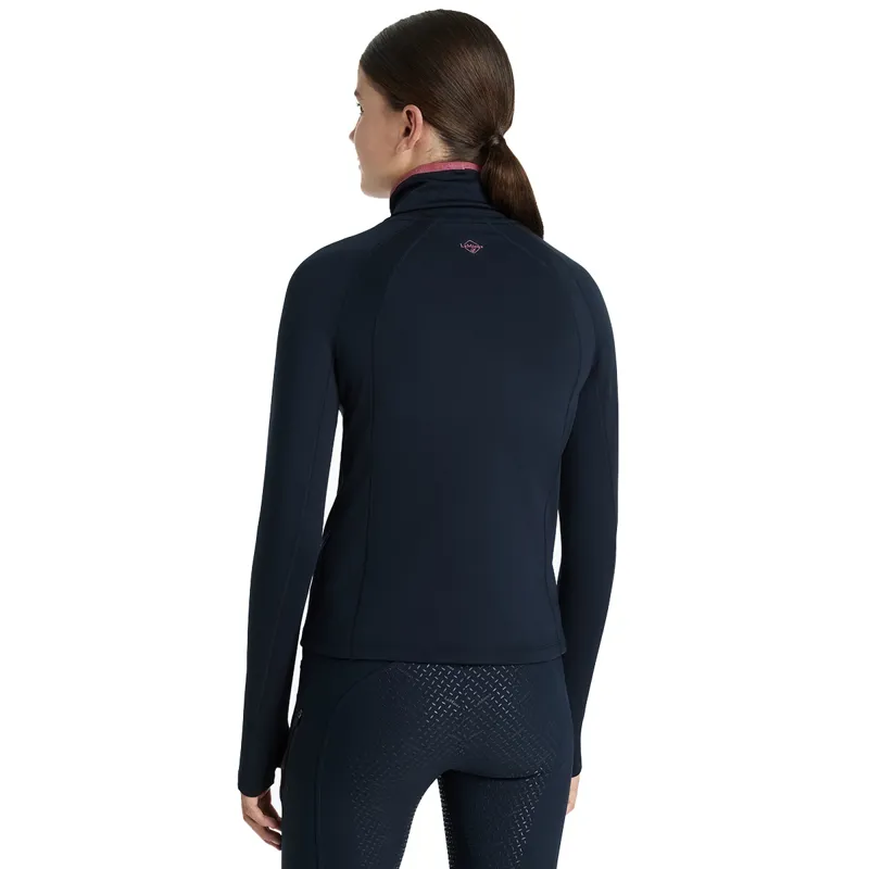 LeMieux Young Rider Savannah Junior Snood Base Layer - Navy-3