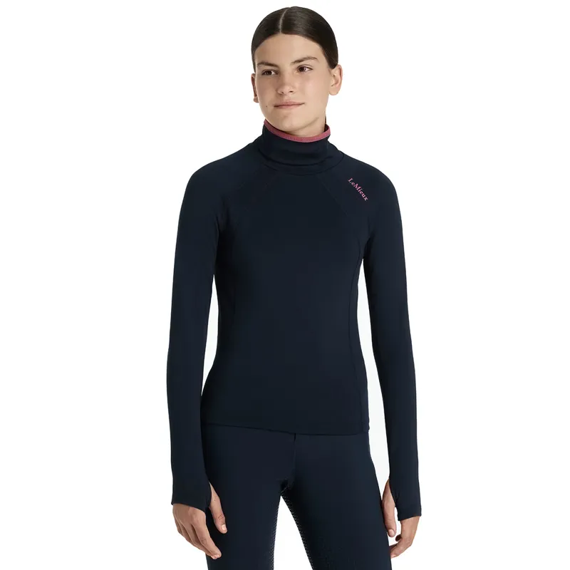 LeMieux Young Rider Savannah Junior Snood Base Layer - Navy