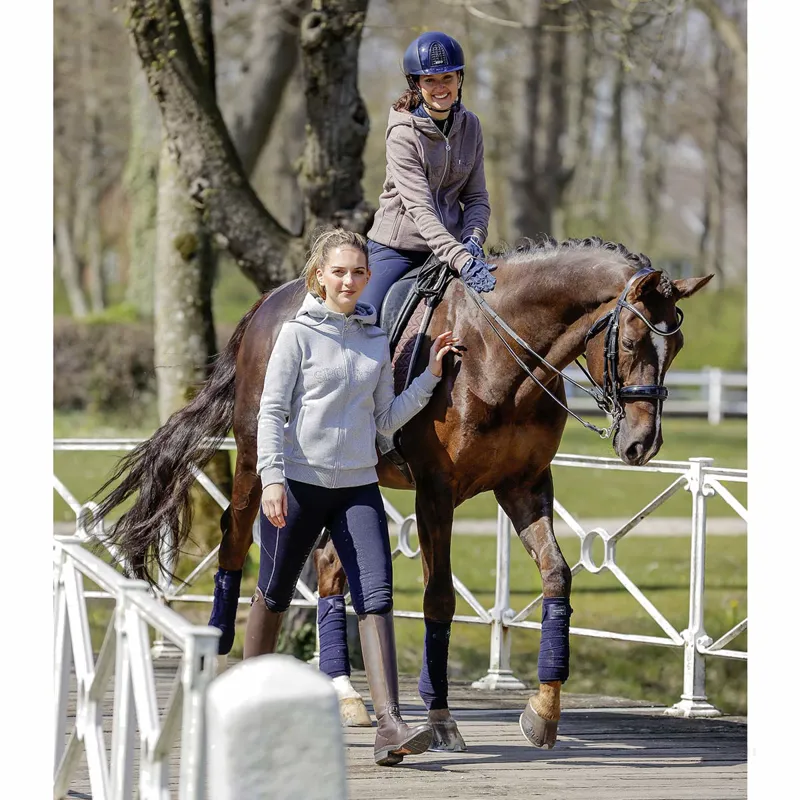 Schockemohle Cassie Style Ladies Hoodie - Walnut - X-Small-2