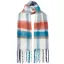 Lighthouse Ladies Scarf - Rust/Deep Teal/Mocha