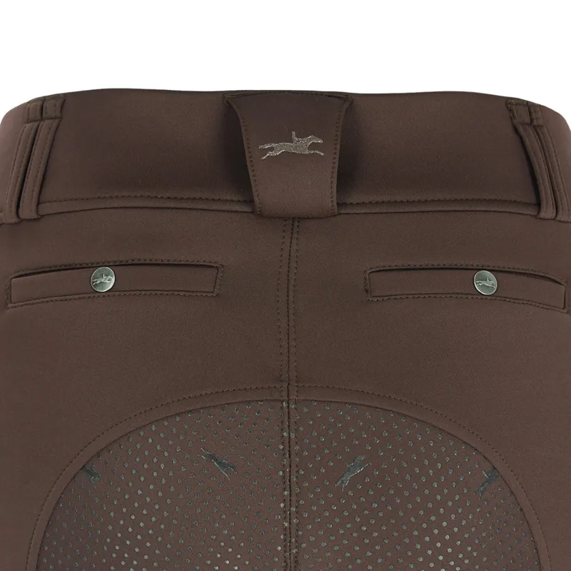 Schockemohle Dorina Womens Full Grip Riding Tights - Mocca-3