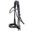 Schockemohle Isabell Werth Bella Rose Double Bridle - Black/Silver