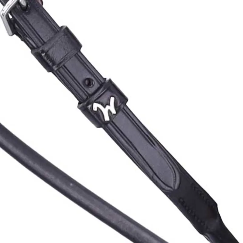 Schockemohle Isabell Werth Johnny Flash Bridle - Black/Silver-6