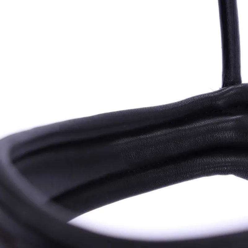 Schockemohle Isabell Werth Satchmo Rolled Flash Bridle - Black/Silver-6