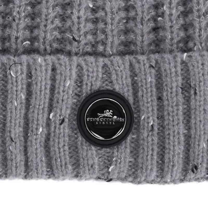 Schockemohle Melange Beanie Hat - Asphalt-1