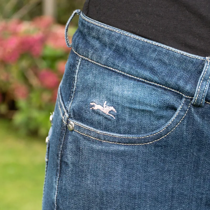 Schockemohle Delphi Denim Full Grip Ladies Breeches - Jeans Blue-3