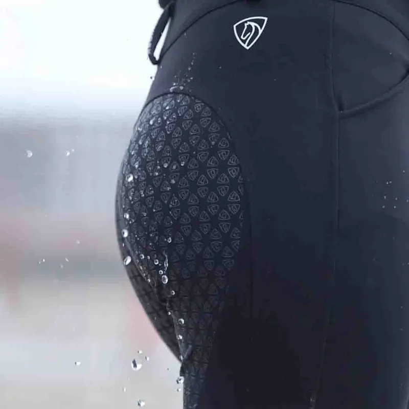 EQUIDRY Womens Waterproof Riding Breeches - Black-5