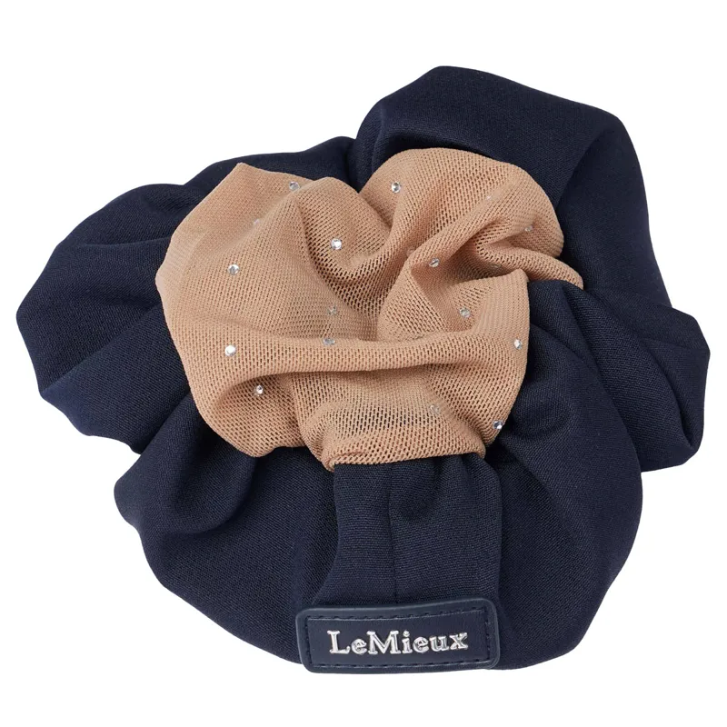 LeMieux Scrunchie with Crystal Hair Net - Navy/Blonde