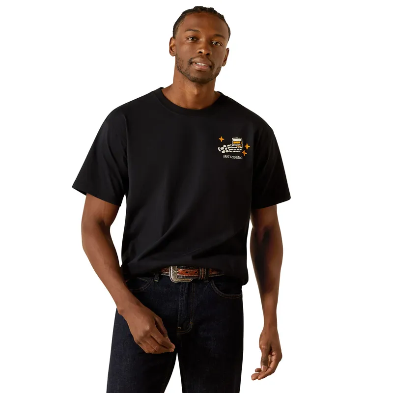 Ariat Sendero When Life Gives You Agaves Mens Tee - Black-1