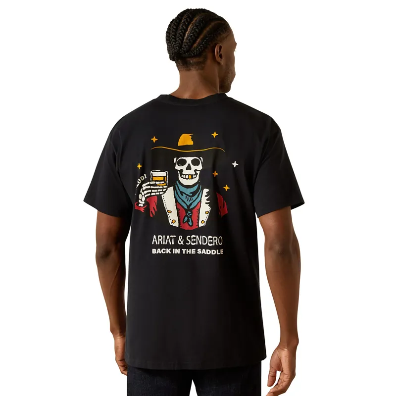 Ariat Sendero When Life Gives You Agaves Mens Tee - Black