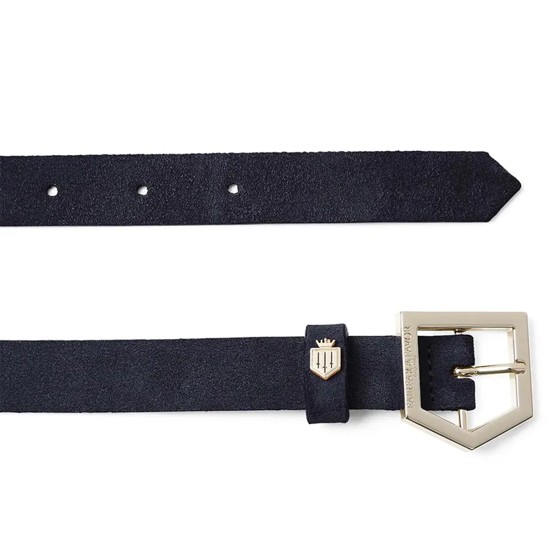Fairfax and Favor Sennowe Belt - Navy Suede-3