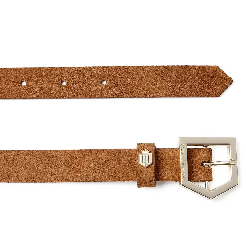 Fairfax and Favor Sennowe Belt - Tan Suede-1