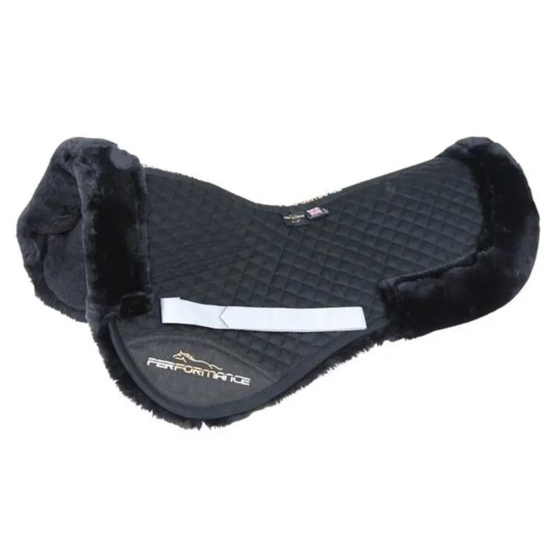 Shires Performance Fully Lined Half Pad - Black