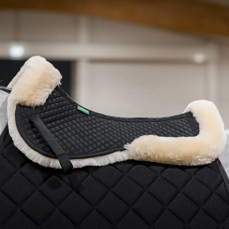 Horseware Sheepskin Halfpad - Black/Natural