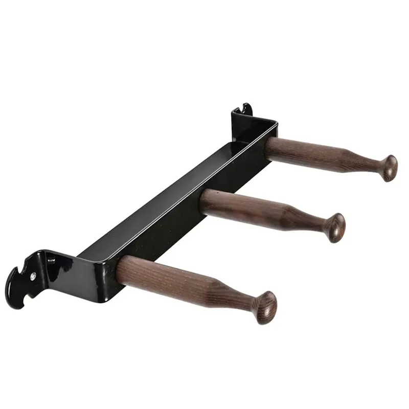 Stubbs Retro Large Coat Peg Shelfie - Black