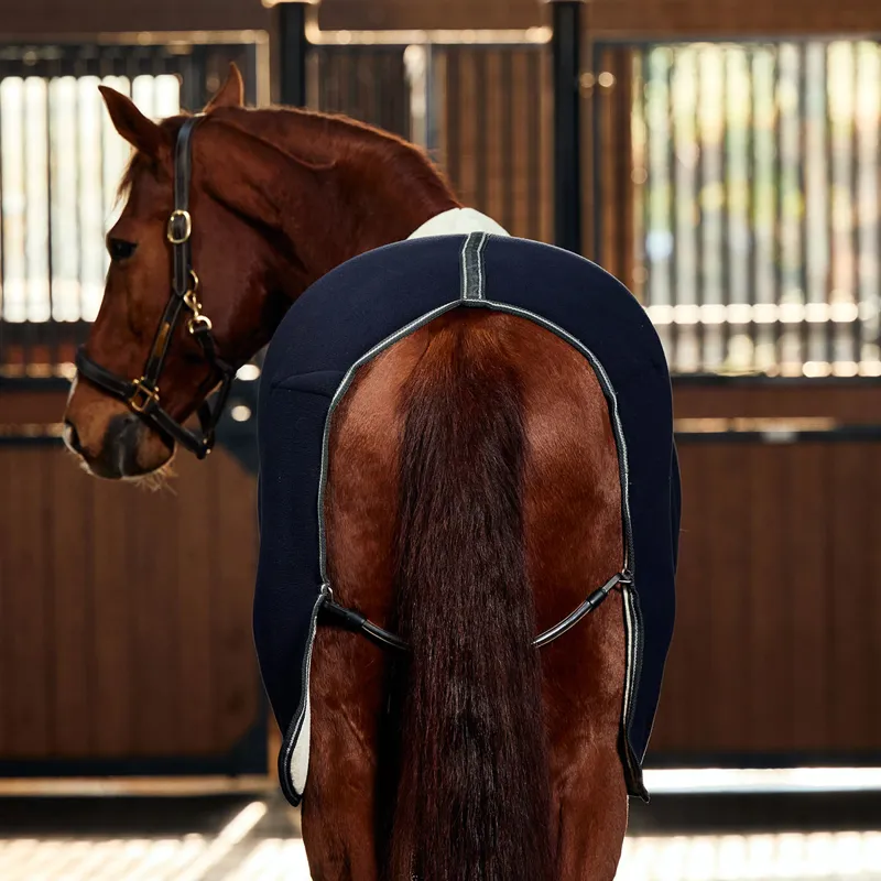 WeatherBeeta Sherpa Fleece Standard Neck Cooler - Navy/Charcoal-3