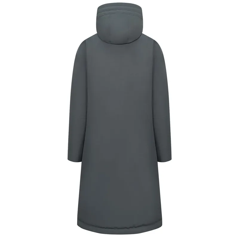 Equetech Shield Reversible Waterproof Junior Girls Coat - Graphite-7