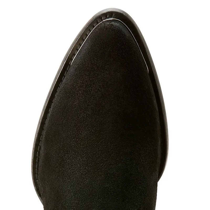 Ariat Womens Shiloh Western Boots - Distressed Black Suede-8