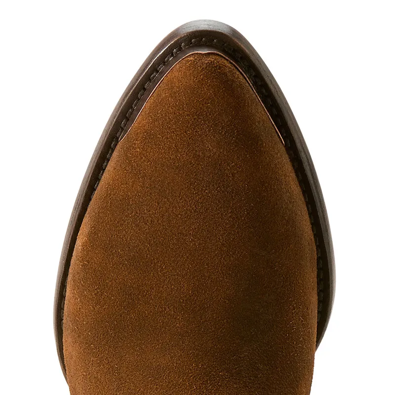 Ariat Shiloh Womens Western Boots - Dark Ginger Suede-2