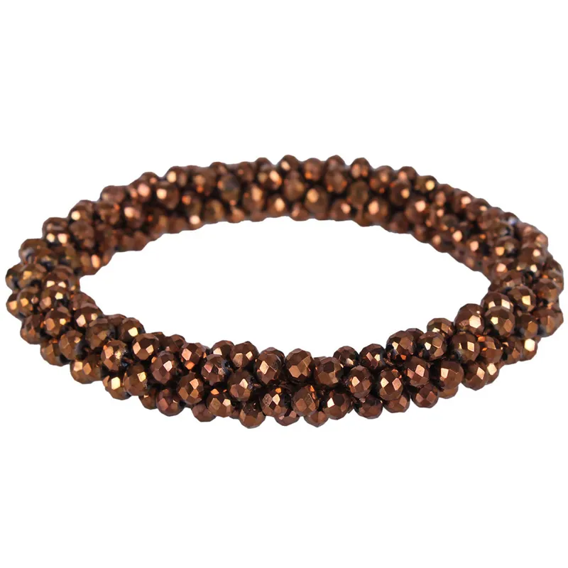 QHP Shine Hair Scrunchie - Copper