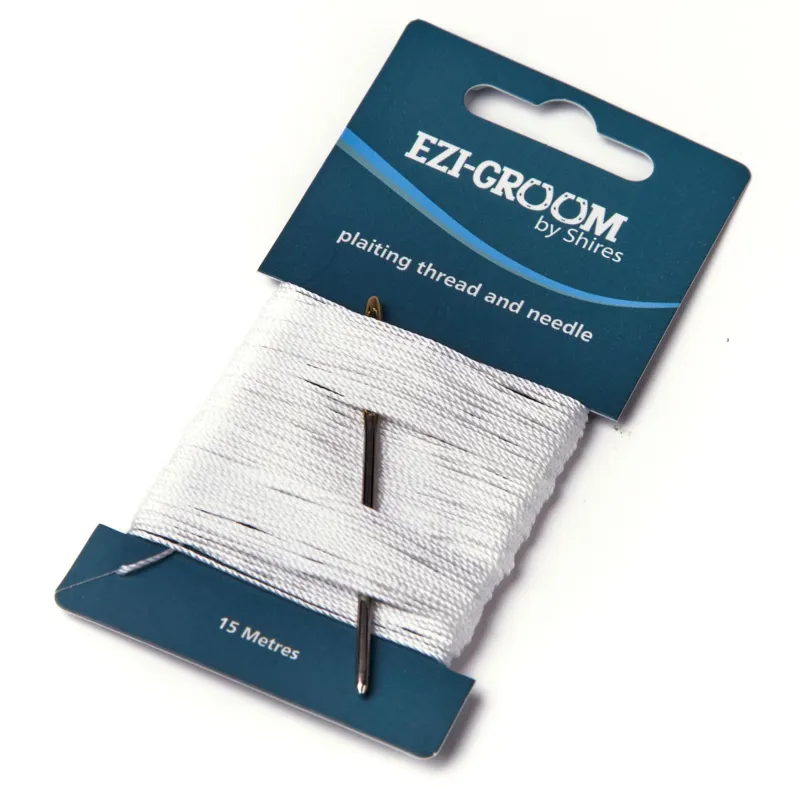 EZI-GROOM Plaiting Thread Card - White