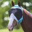 Shires FlyGuard Pro Fine Mesh Fly Mask with Ear Holes - Teal