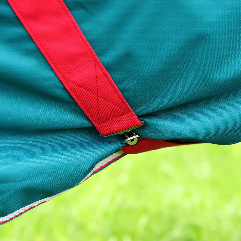 Shires Tempest Original Air Motion 0g Combo Turnout Rug - Green-1